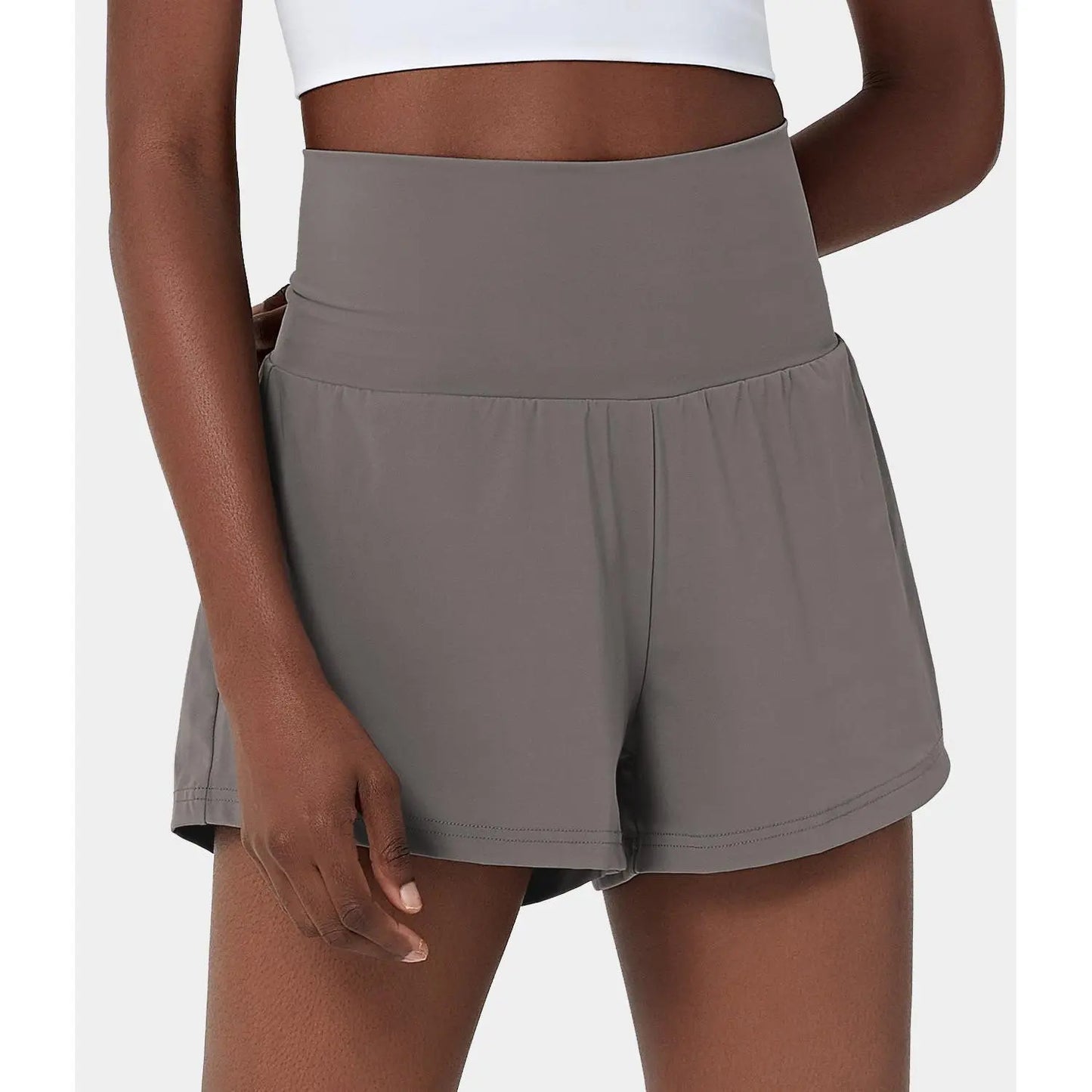 Halara Super High Waisted Back Pocket & Side Hidden Pocket 2-In-1 Yoga Shorts 3", Summer Running Shorts for Women, Sports Workout Shorts, Gym Outfit#Tiktokshopspringglowup