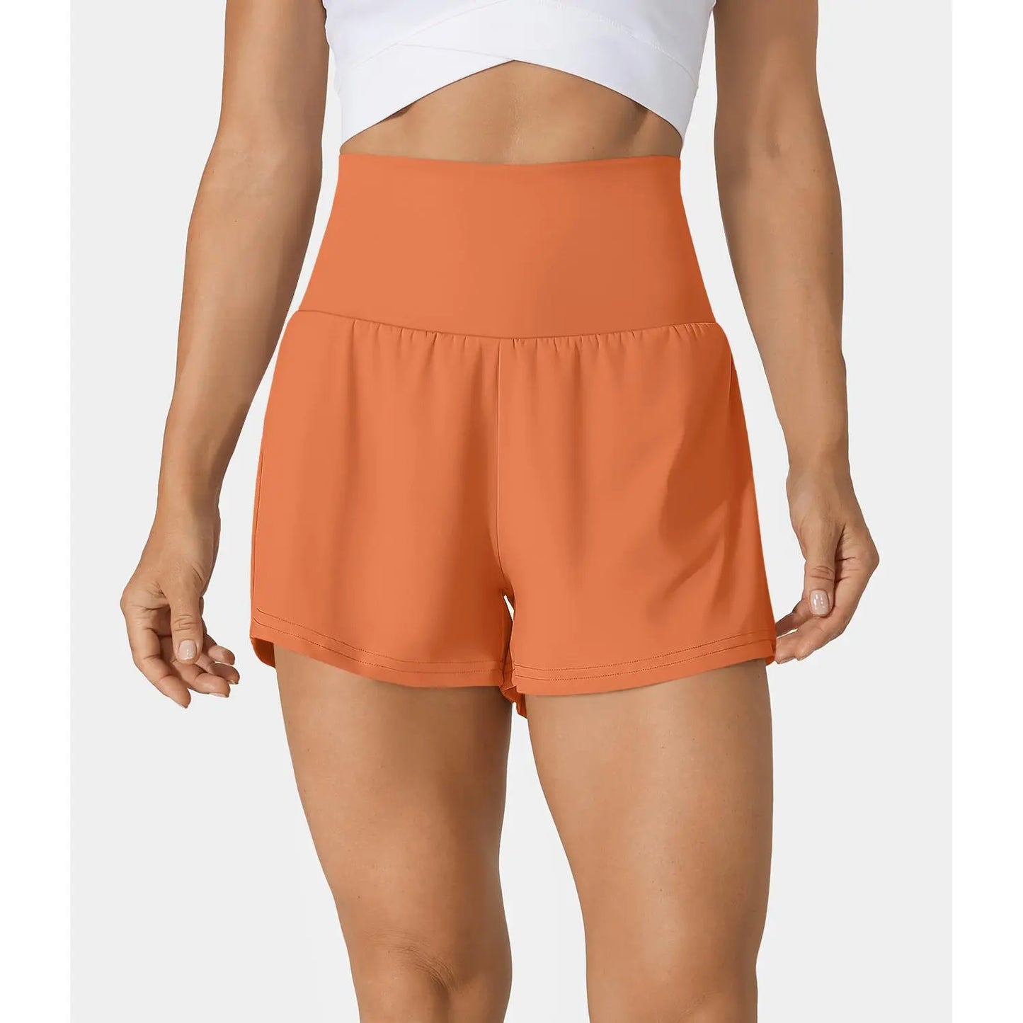 Halara Super High Waisted Back Pocket & Side Hidden Pocket 2-In-1 Yoga Shorts 3", Summer Running Shorts for Women, Sports Workout Shorts, Gym Outfit#Tiktokshopspringglowup