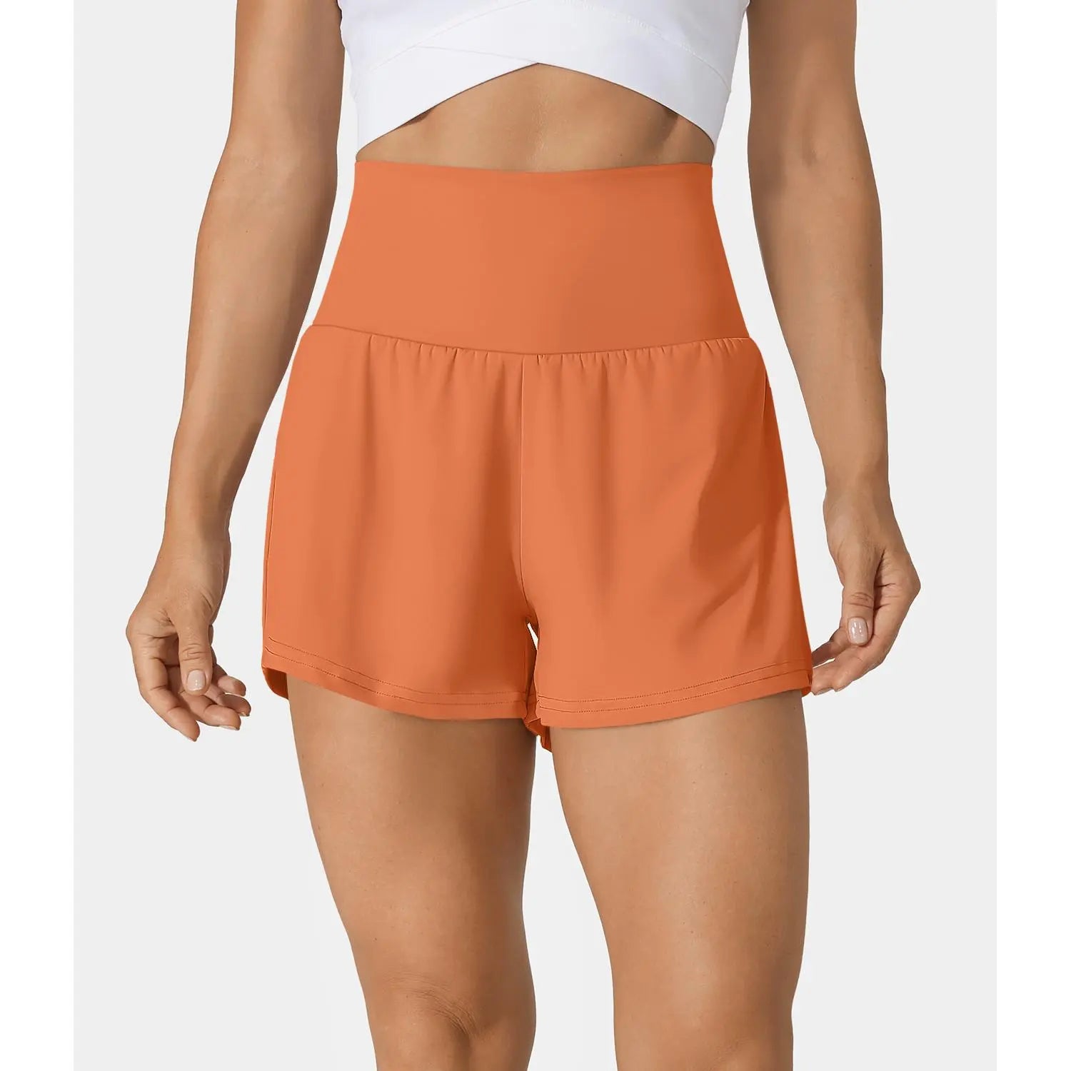 Halara Super High Waisted Back Pocket & Side Hidden Pocket 2-In-1 Yoga Shorts 3", Summer Running Shorts for Women, Sports Workout Shorts, Gym Outfit#Tiktokshopspringglowup