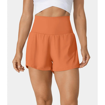 Halara Super High Waisted Back Pocket & Side Hidden Pocket 2-In-1 Yoga Shorts 3", Summer Running Shorts for Women, Sports Workout Shorts, Gym Outfit#Tiktokshopspringglowup