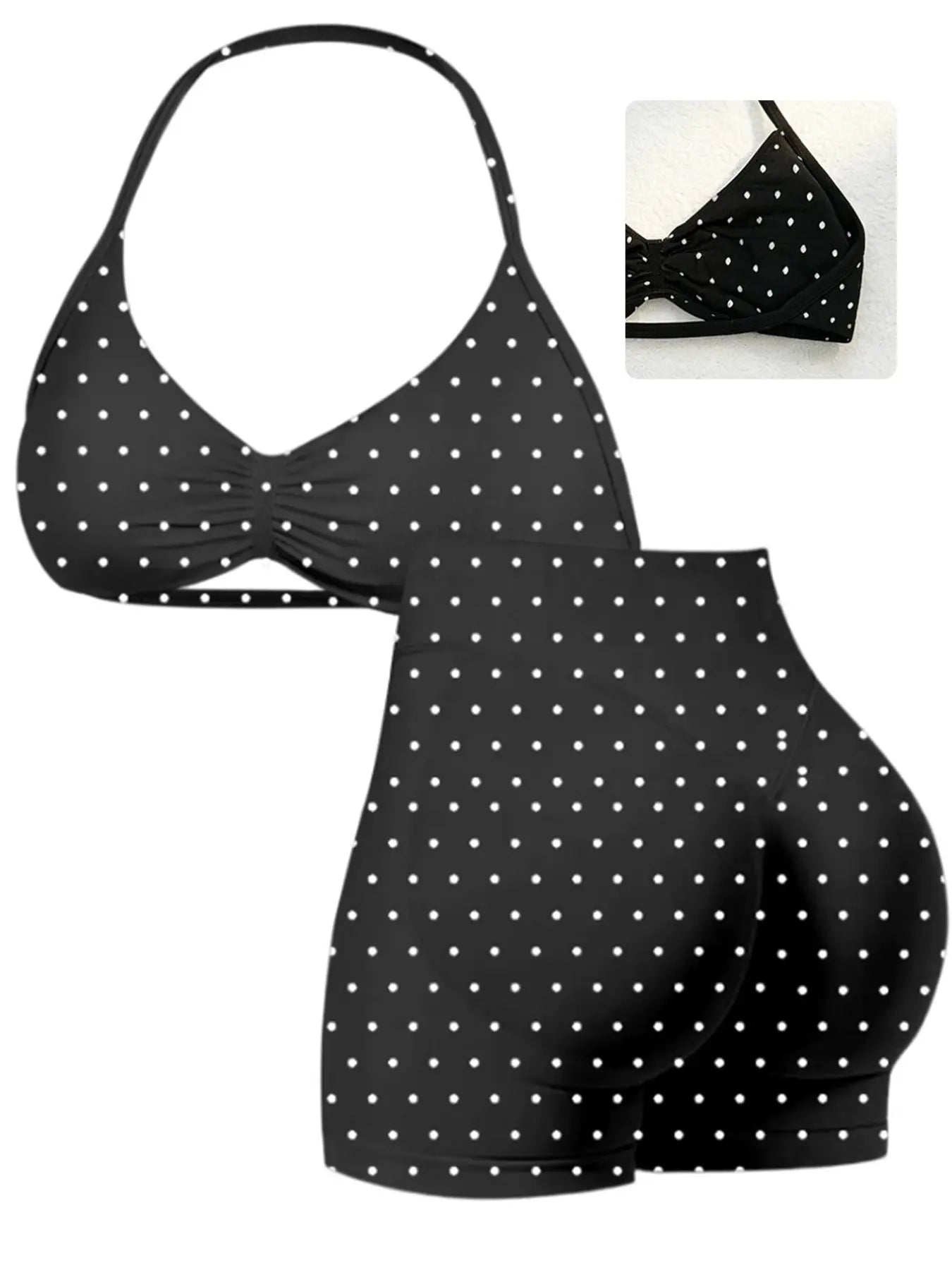 New Women'S Sporty Yoga Set, High-Waist Tight-Fitting Shorts and Tank Top, Summer Fitness for Running and Gym