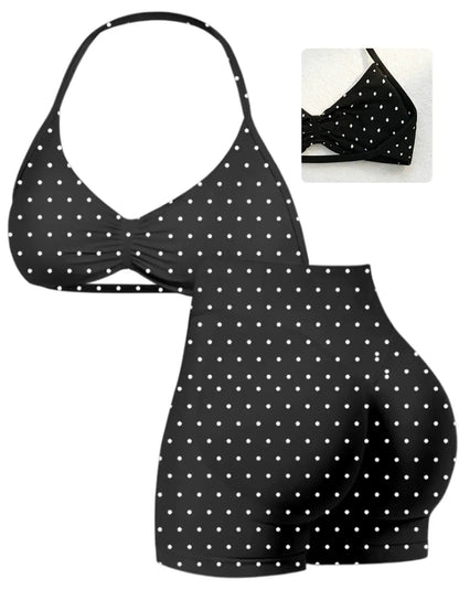 New Women'S Sporty Yoga Set, High-Waist Tight-Fitting Shorts and Tank Top, Summer Fitness for Running and Gym