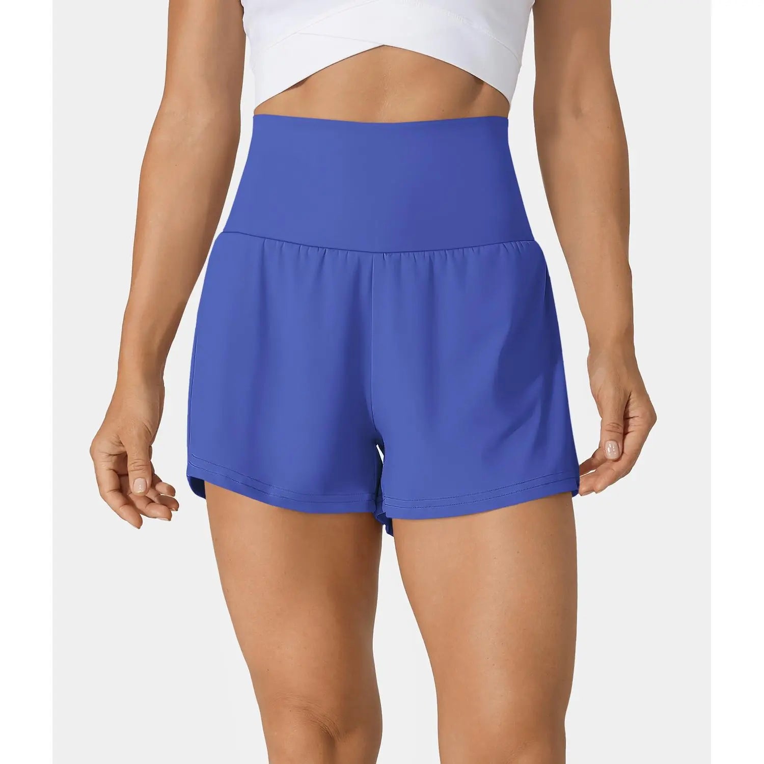 Halara Super High Waisted Back Pocket & Side Hidden Pocket 2-In-1 Yoga Shorts 3", Summer Running Shorts for Women, Sports Workout Shorts, Gym Outfit#Tiktokshopspringglowup