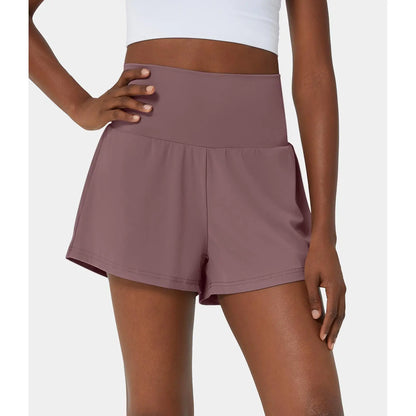 Halara Super High Waisted Back Pocket & Side Hidden Pocket 2-In-1 Yoga Shorts 3", Summer Running Shorts for Women, Sports Workout Shorts, Gym Outfit#Tiktokshopspringglowup