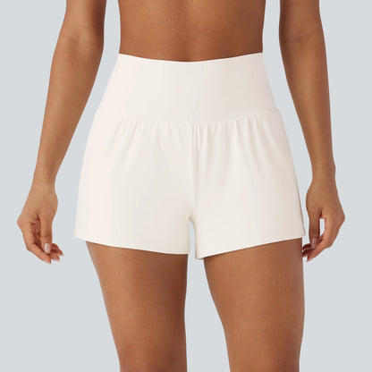 Halara Super High Waisted Back Pocket & Side Hidden Pocket 2-In-1 Yoga Shorts 3", Summer Running Shorts for Women, Sports Workout Shorts, Gym Outfit#Tiktokshopspringglowup