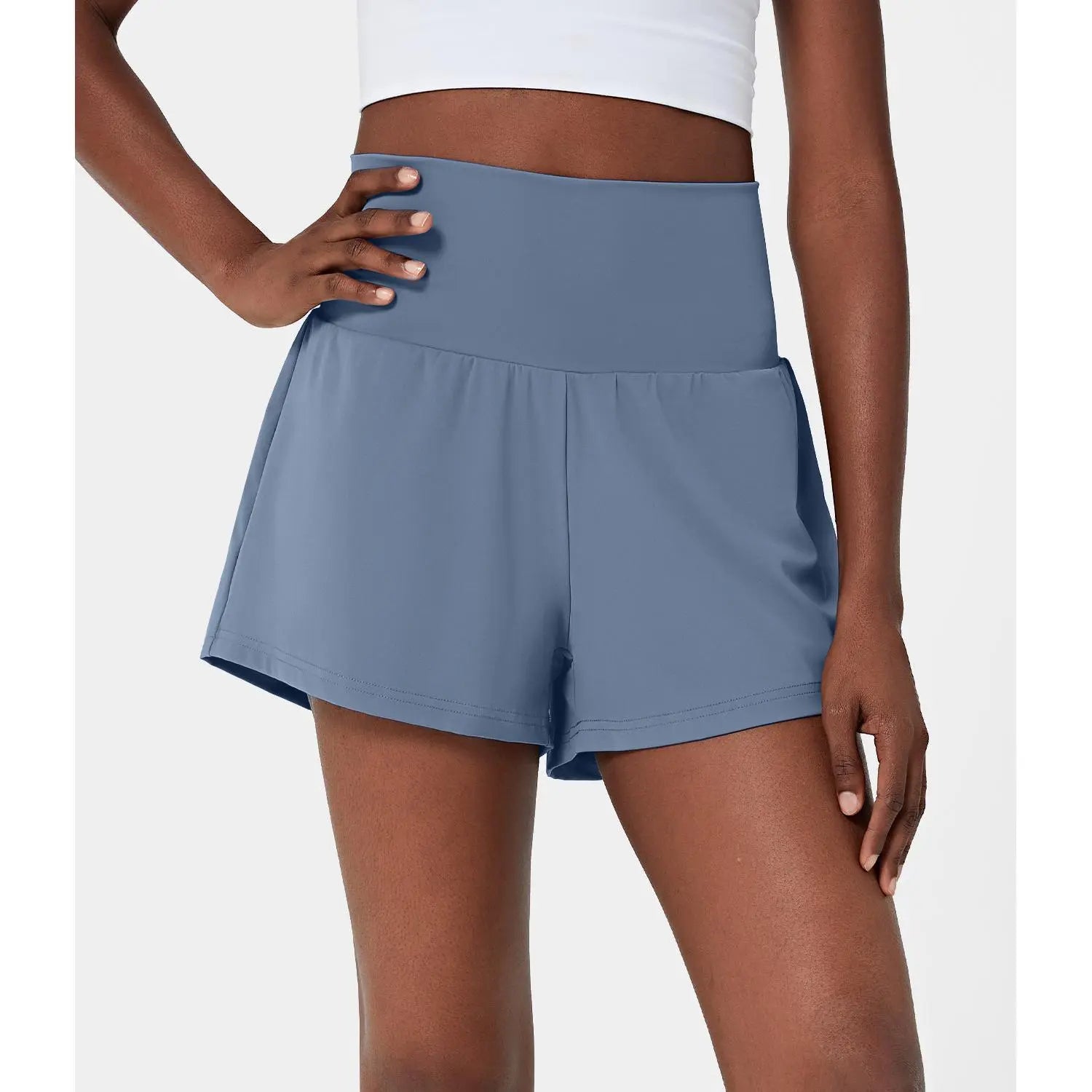 Halara Super High Waisted Back Pocket & Side Hidden Pocket 2-In-1 Yoga Shorts 3", Summer Running Shorts for Women, Sports Workout Shorts, Gym Outfit#Tiktokshopspringglowup