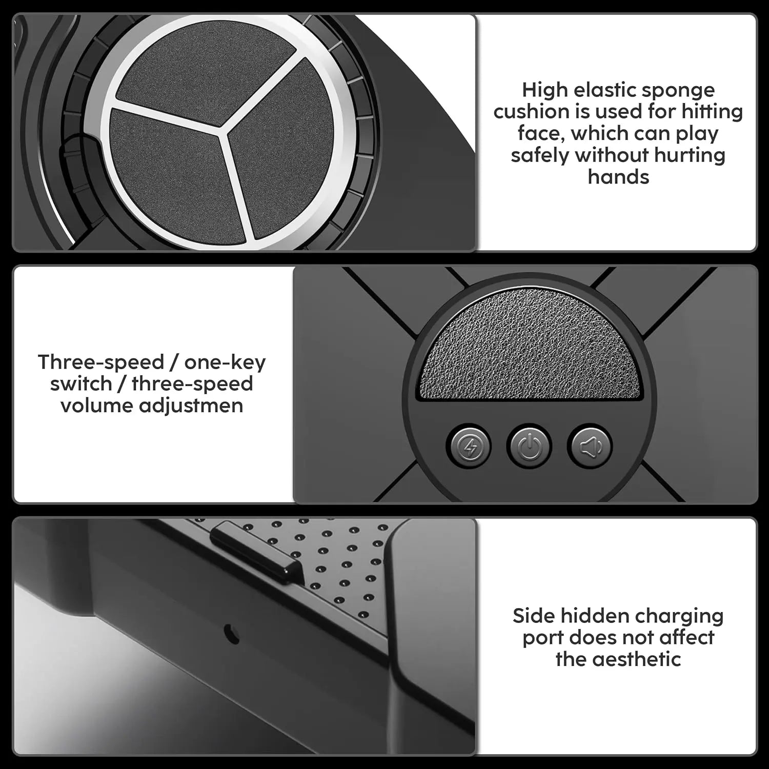 Music Boxing Four-Target Training Machine with Gloves - Wall Mount Fun Fitness for Kids,Music Boxing Machine，Boxing， Wall Mount Boxing Machine - Smart Fun Fitness Gear for All Ages,Interactive Boxing Trainer - Enhance Workout Fun with Free Boxing Gloves