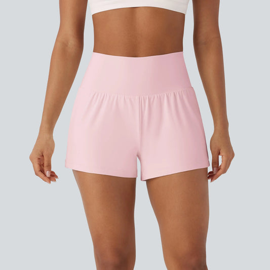 Halara Super High Waisted Back Pocket & Side Hidden Pocket 2-In-1 Yoga Shorts 3", Summer Running Shorts for Women, Sports Workout Shorts, Gym Outfit#Tiktokshopspringglowup